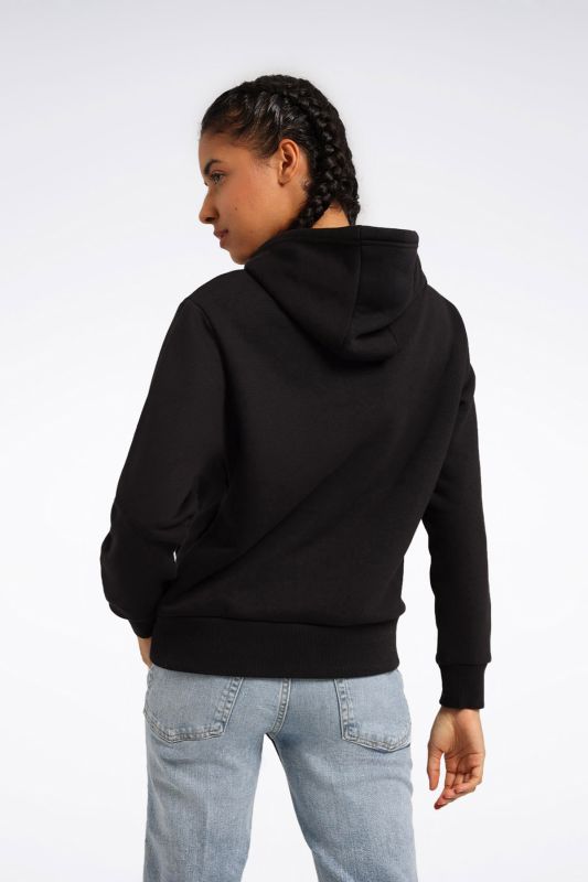 RI BL FLEECE HOODIE Black Women's Sweatshirt