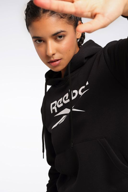 RI BL FLEECE HOODIE Black Women's Sweatshirt