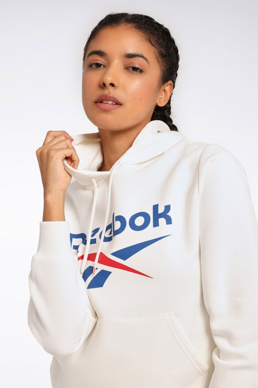 RI BL FLEECE HOODIE White Women's Sweatshirt