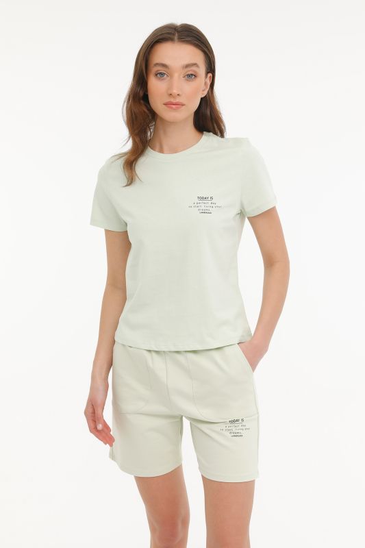 WB ANNA 11 4FX PASTEL GREEN Women's Short Sleeve T-Shirt