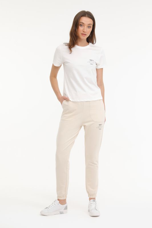 WB ANNA 22CT1170 4FX Beige Women's Sweatpants