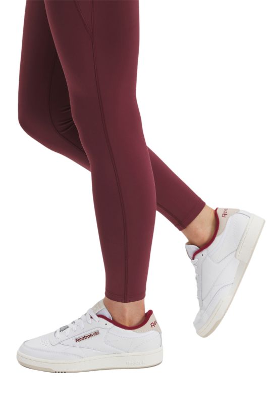 LUX HIGH WAISTED TIGHT Burgundy Women's Leggings