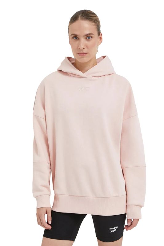 LUX OVERSIZED HOODIE Pink Women's Sweatshirt