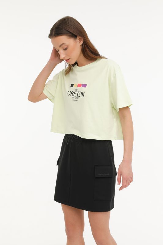 WL VANILLA 11MD1056 Neon Green Women's Short Sleeve T-Shirt