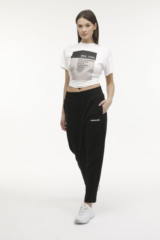 WL OLIVIA 22SS116 4FX Black Women's Sweatpants