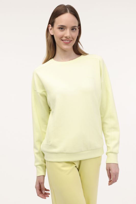 WL FLIRTY 16MD1003 4FX Yellow Women's Sweatshirt