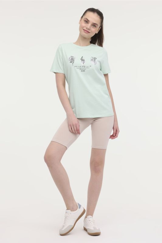 WL ADELISA-B 11GFK300 4FX Mint Women's Short Sleeve T-Shirt