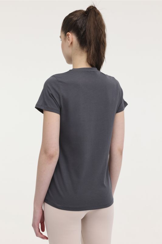 WL LELIA 11MS250 4FX Anthracite Women's Short Sleeve T-Shirt