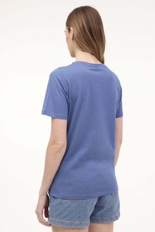 WL GHOST 11SS128 4FX Indigo Women's Short Sleeve T-Shirt