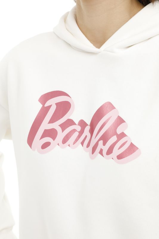 WL BARBIE 17GFL744 4FX White Women's Sweatshirt