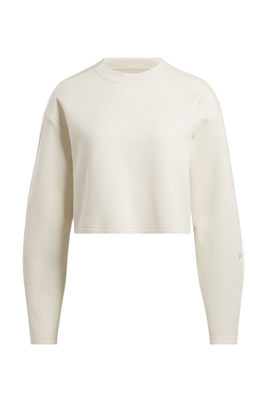 ACTIV COLL DREAMBLEND MID Ecru Women's Sweatshirt