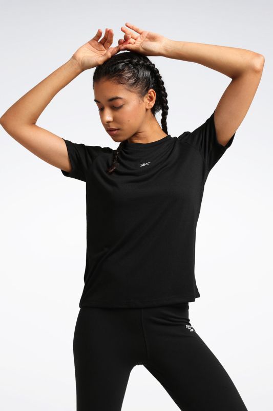 ID TRAIN SUPREMIUM TEE Black Women's Short Sleeve T-Shirt