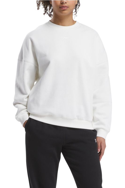 LUX OVERSIZED CREW Ecru Women's Sweatshirt