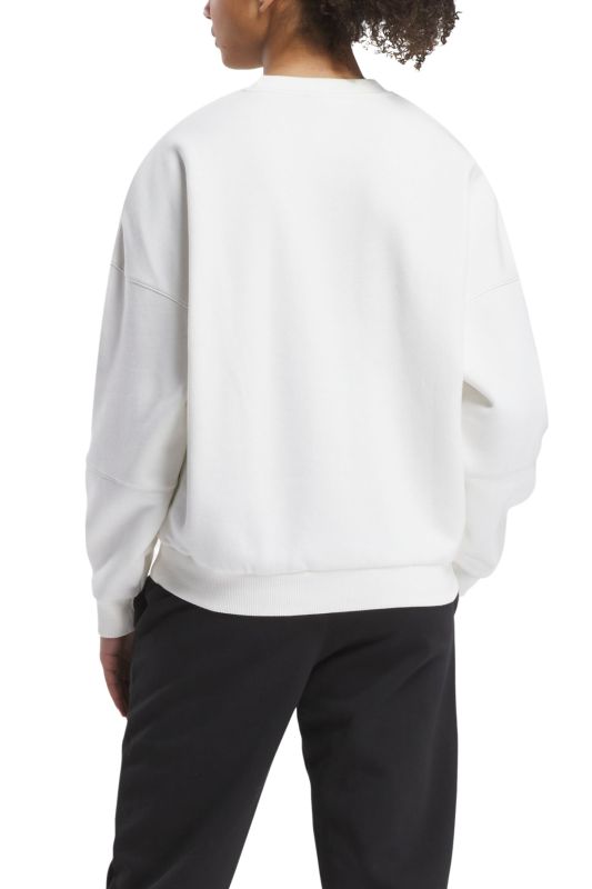 LUX OVERSIZED CREW Ecru Women's Sweatshirt