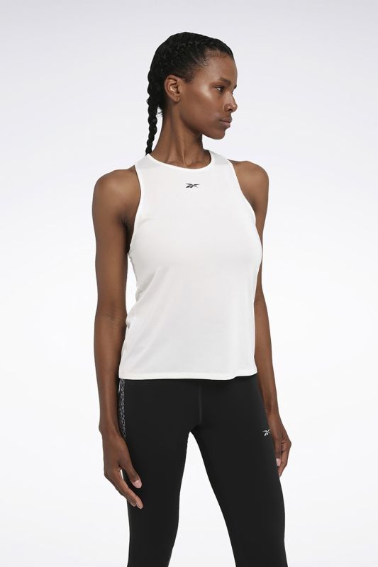 RBK-CHILL ATHLETIC TANK Ecru Women's Tank Top