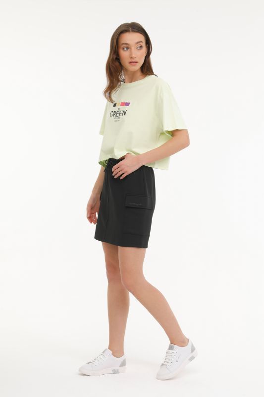 WL GRETA 21SS146 4FX Black Women's Skirt