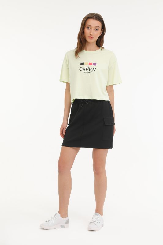 WL GRETA 21SS146 4FX Black Women's Skirt