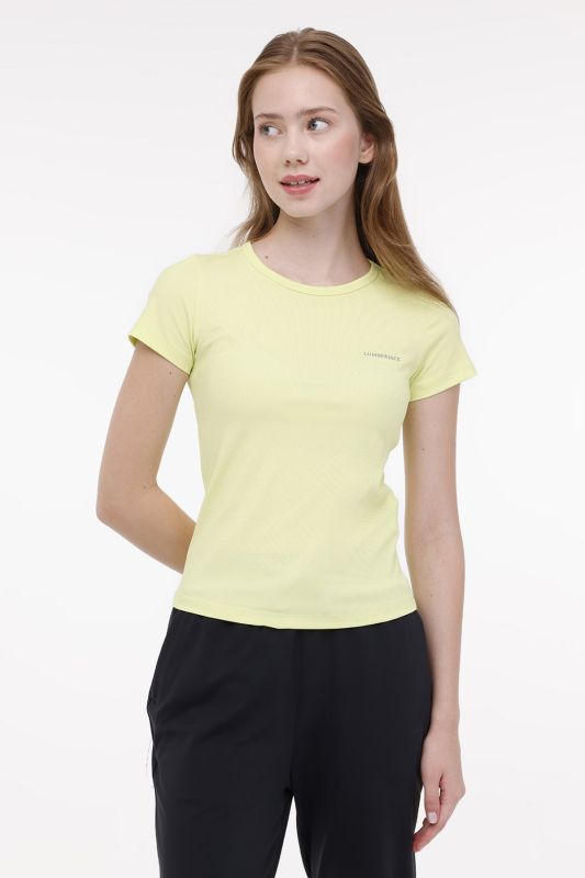 WL VERA 11STFW004 4FX Yellow Women's Short Sleeve T-Shirt