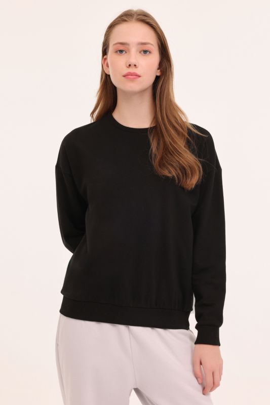 WB C NECK-YD 16SN81 4PR Black Women's Sweatshirt