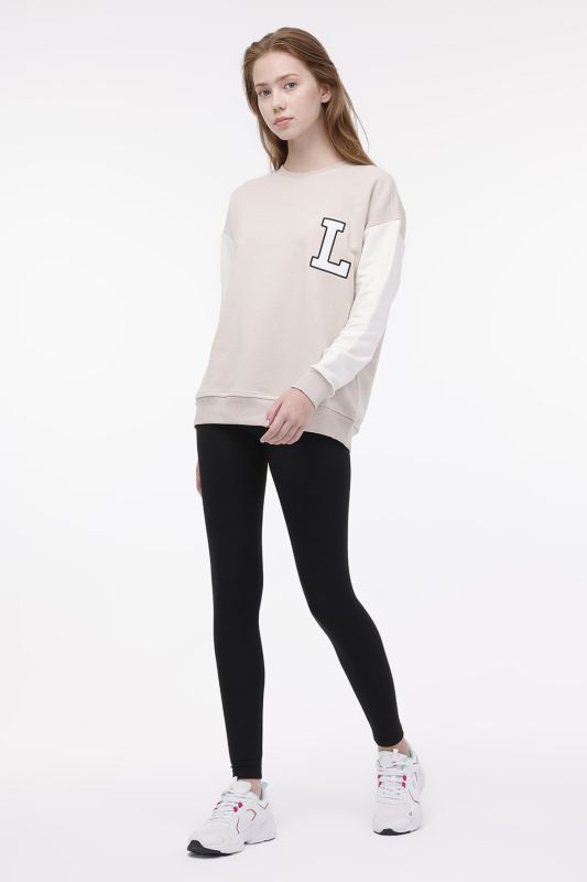 WL GLORY-YD 16SS121 4PR Beige Women's Sweatshirt