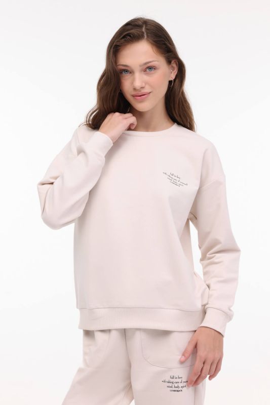 WB ANNA-YD 16 4PR Beige Women's Sweatshirt