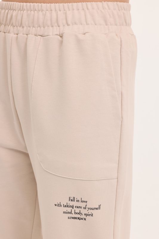 WL ANNA 22CT1170 4PR Beige Women's Sweatpants