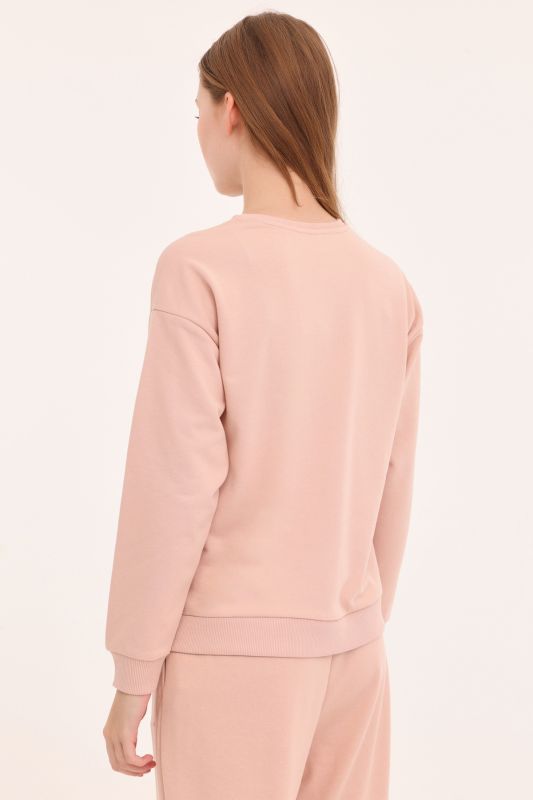 WB C NECK 16SN82 4PR Pink Women's Sweatshirt