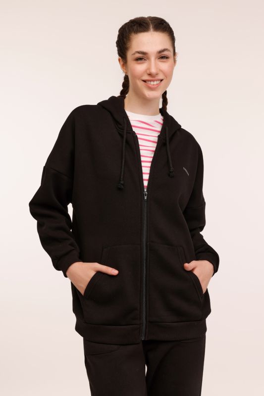 WB MARCIA 18SSB502 4PR Black Women's Tracksuit Top