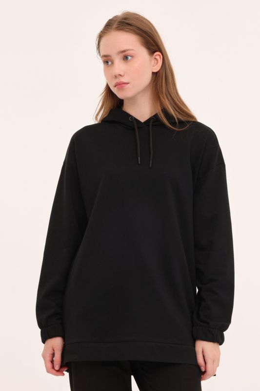 WL CLAUDIA 17MS418 4PR Black Women's Sweatshirt