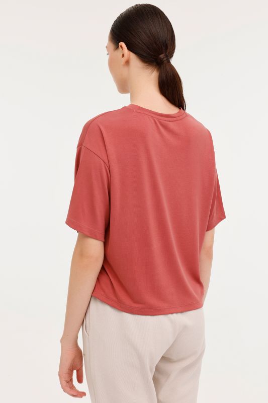 WL PALMA 11MS400 4PR PASTEL BORDO Women's Short Sleeve T-Shirt