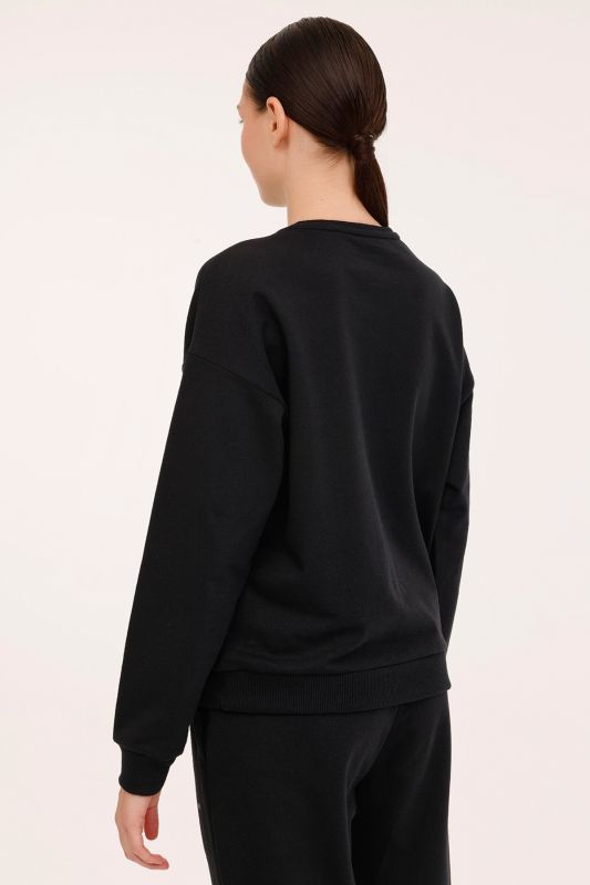 WB AURA BSC 16OV82 4PR Black Women's Sweatshirt