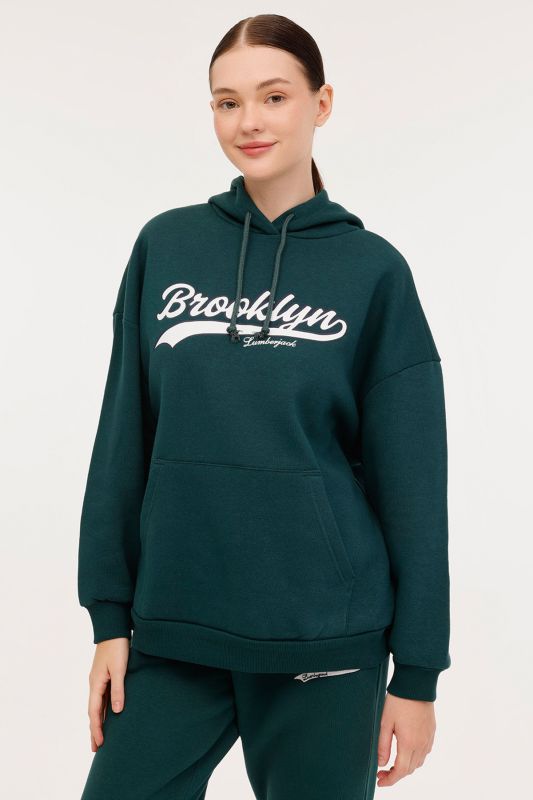 WL ESTY 17GF960 4PR Green Women's Sweatshirt