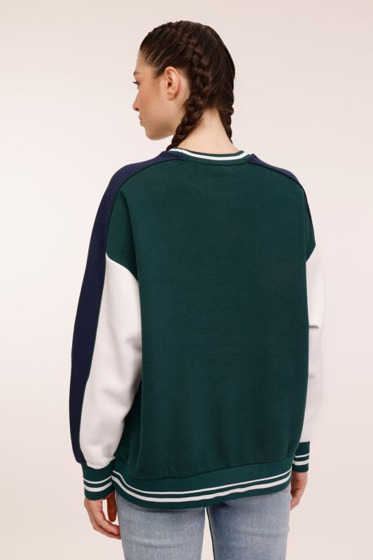 WL LEANDRA 16GF954 4PR Green Women's Sweatshirt