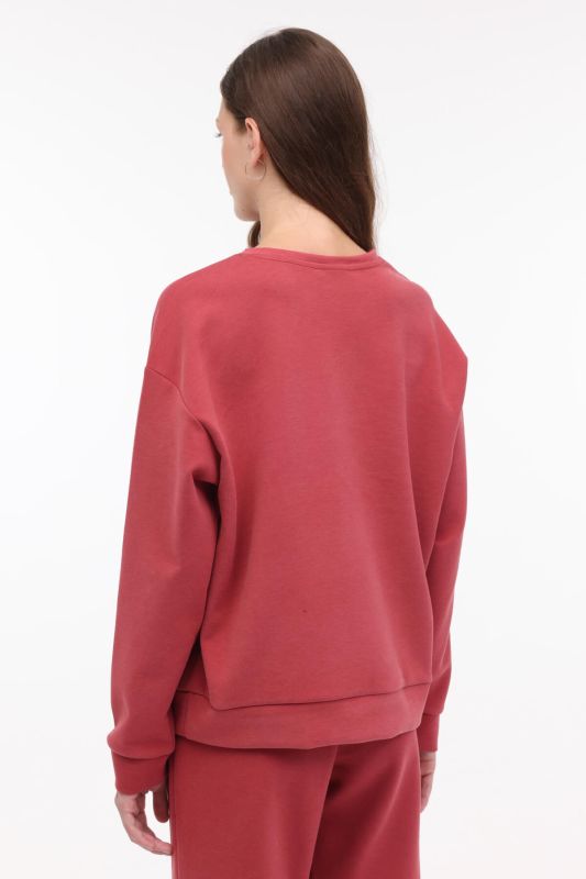 WL CARLA-B 16 4PR PASTEL BORDO Women's Sweatshirt