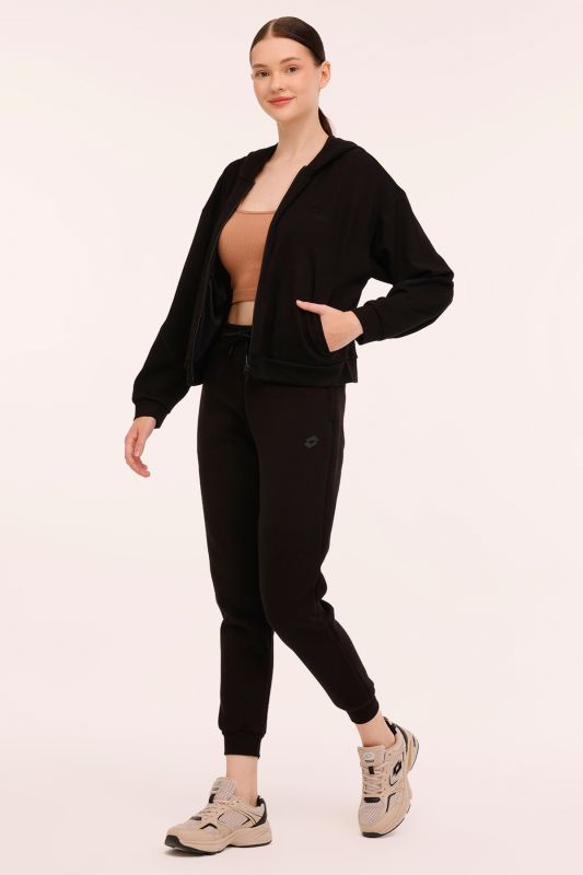 W-YELRO FZ HOODIE 4PR Black Women's Tracksuit