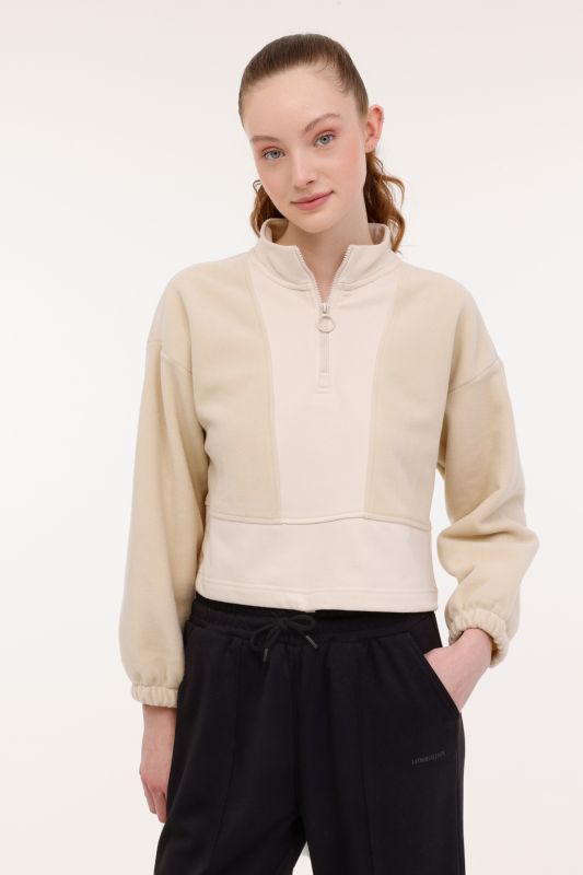 WL ALEXA 6CFS-18 4PR Beige Women's Sweatshirt