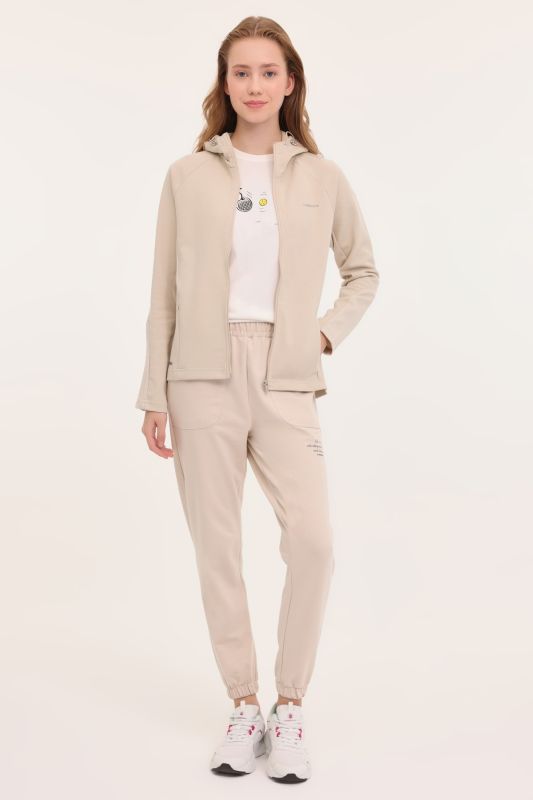 WL MILA 18CT321 4PR Beige Women's Tracksuit