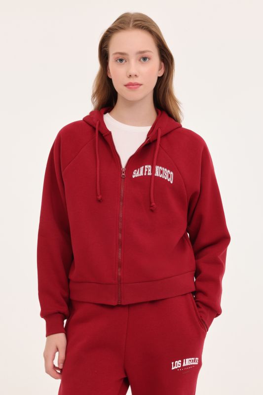 WL SARAH 18BT123 4PR Burgundy Women's Tracksuit