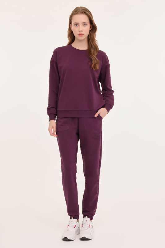 WL ANNA 22CT1170 4PR Purple Women's Sweatpants