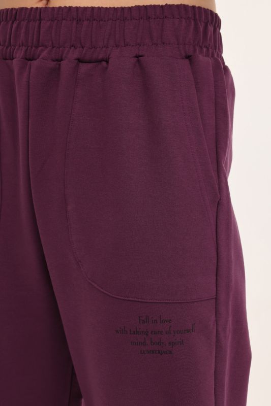 WL ANNA 22CT1170 4PR Purple Women's Sweatpants