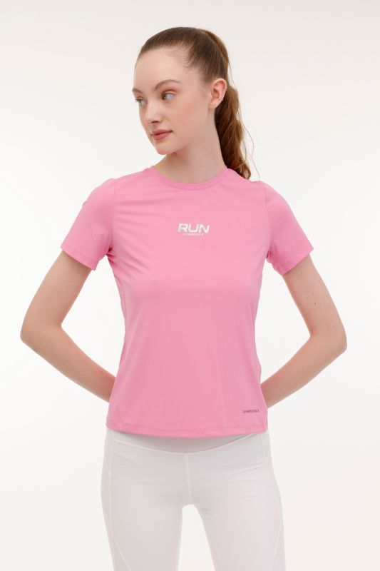 WL CHEN 11-162325105 4PR Pink Women's Short Sleeve T-Shirt