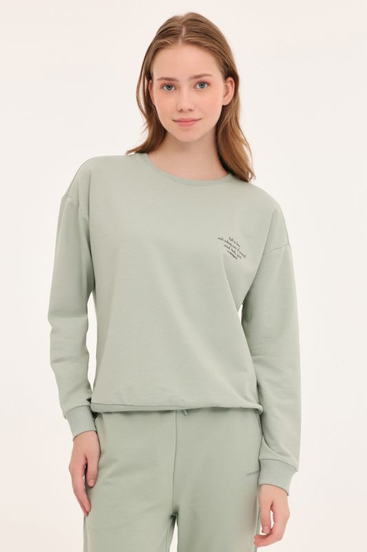 WB ANNA 16 4PR Mint Women's Sweatshirt