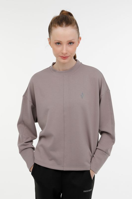 W Soft Touch Eco Crew Nec Lilac Women's Sweatshirt