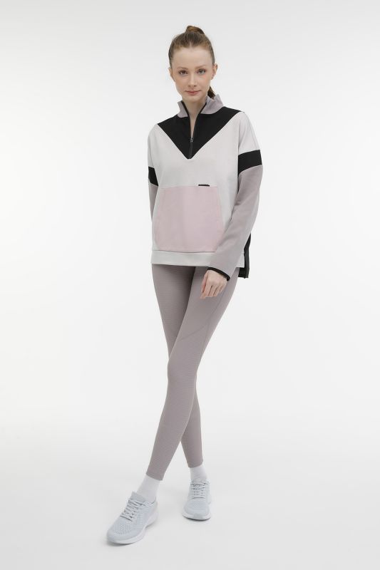 W 2XI-Lock Color Block Ha GRI Women's Sweatshirt