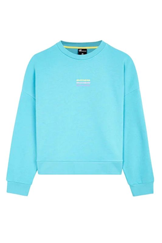 W Essential Crew Neck Petrol Women's Sweatshirt