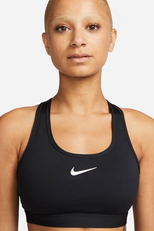 W NK SWSH MED SPT BRA Black Women Bra