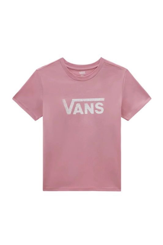 WM DROP V SS CREW-B Pink Women's Short Sleeve T-Shirt