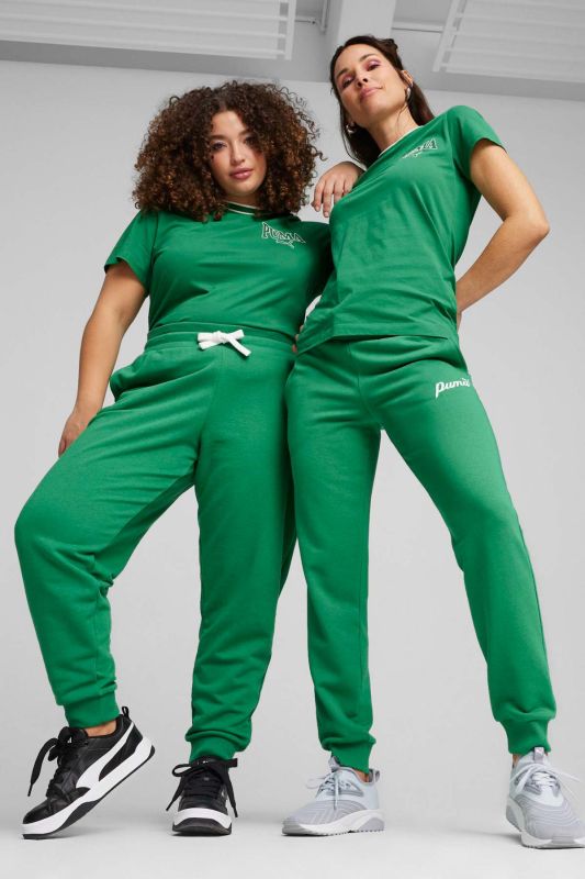 ESS+ Script Pants TR Green Women's Sweatpants