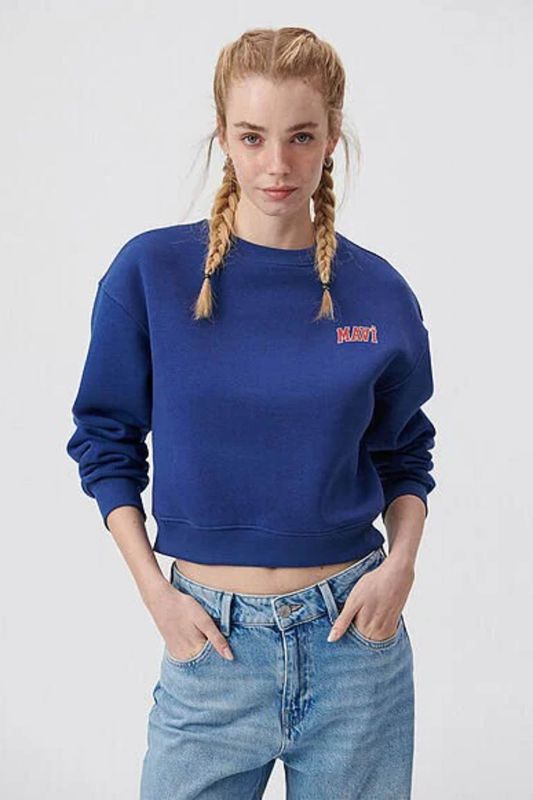 LOGO SHORT SWEATSHIRT Saks Women Sweatshirt