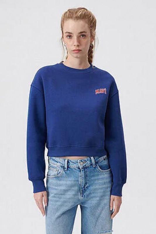 LOGO SHORT SWEATSHIRT Saks Women Sweatshirt